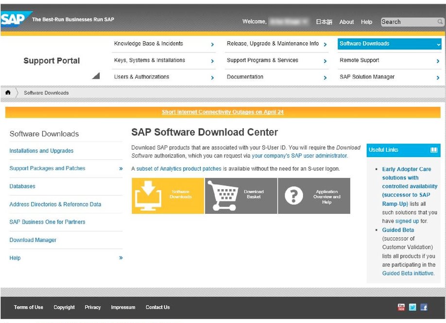 SAP Maintenance Planner SAP Maintenance Planner
