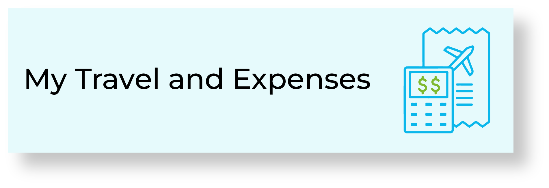 My Travel and Expenses