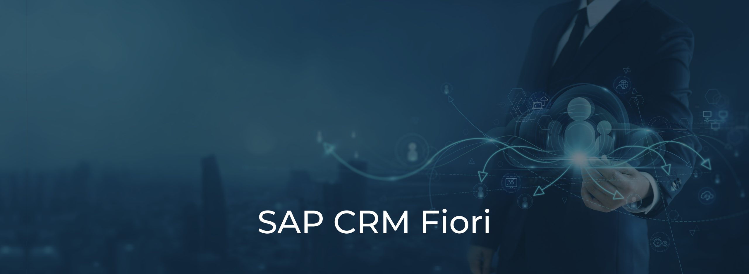 SAP CRM Fiori apps banner