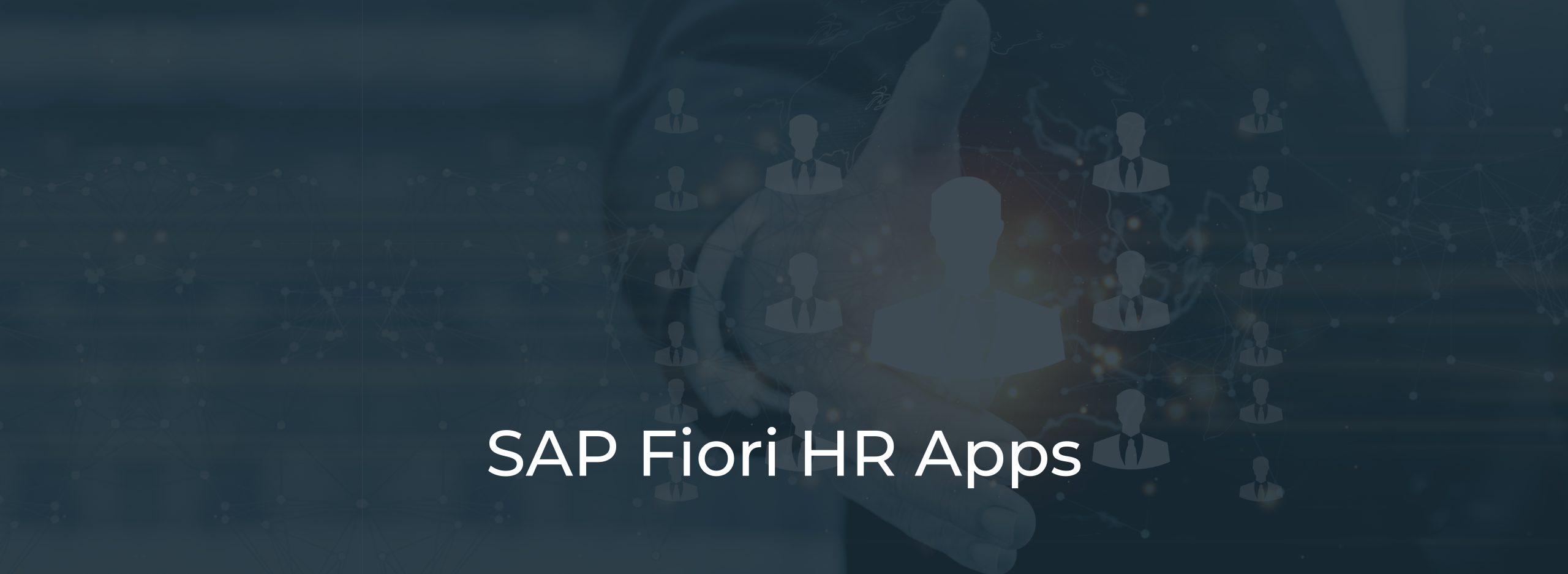 SAP Fiori HR Apps banner SAP Fiori HR Apps banner