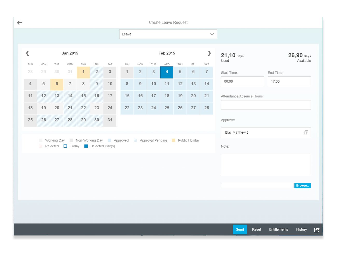 SAP-Fiori-Leave-Request-App-