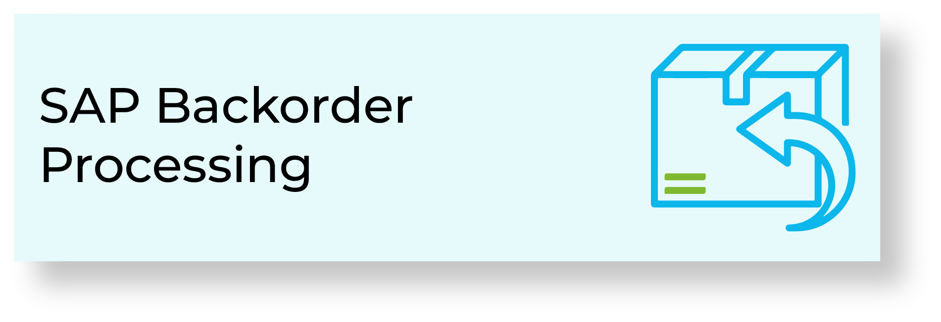 SAP Backorder Processing