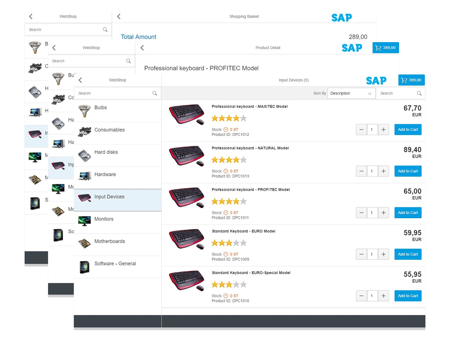 SAP-Webshop-Fiori-App