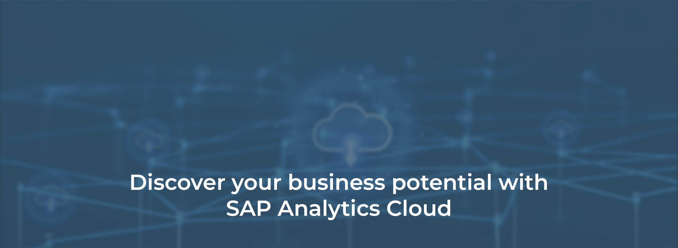 SAP Analytics Cloud SAP Analytics Cloud