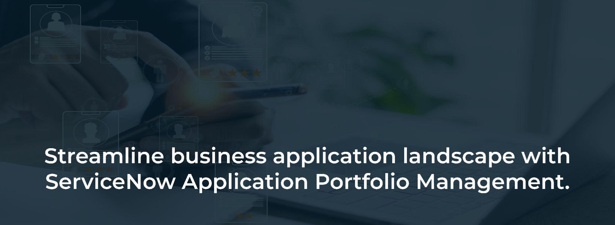 ServiceNow Application Portfolio Management LMTEQ