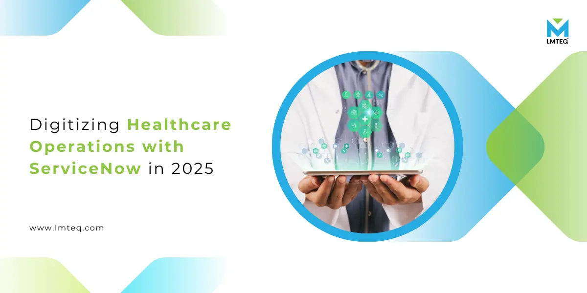 The banner image showcases a rounded image with a doctor holding a tablet where the operation was digitized and showcased as a holographic icon.