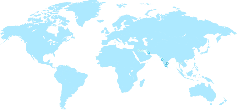 Asia office map